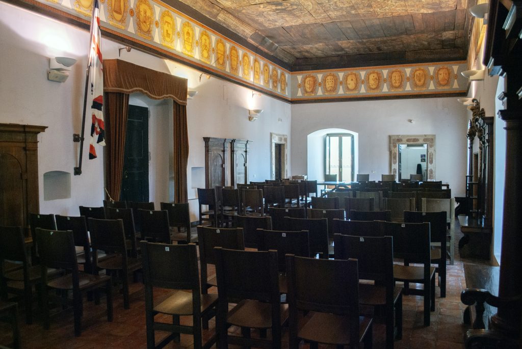 Castello Pignatelli Monteroduni: sala consiliare